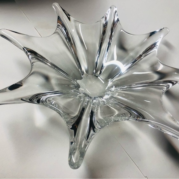 BACCARAT STELLA STARFISH LARGE DISH BOWL DISCONTINUED HEAVY BEAUTIFUL UNIQUE - Picture 12 of 13